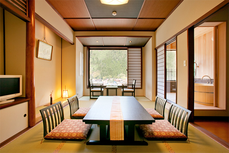 Room with Open-air bath (Japanese style room)